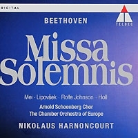 Beethoven Nikolaus Harnoncourt Missa Solemnis (2 CD) артикул 9480b.