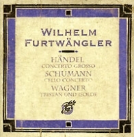 Wilhelm Furtwangler Handel Schumann Wagner артикул 9529b.
