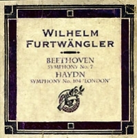 Wilhelm Furtwangler Beethoven Symphony No 7 Haydn Symphony No 104 "London" артикул 9534b.